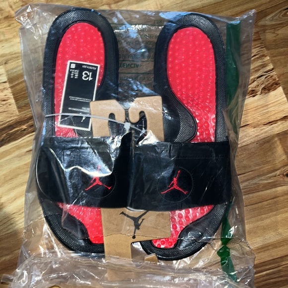 Nike Air Jordan Hydro 8 Retro Slide “Playoffs” size 13 New (2023) - Picture 15 of 16